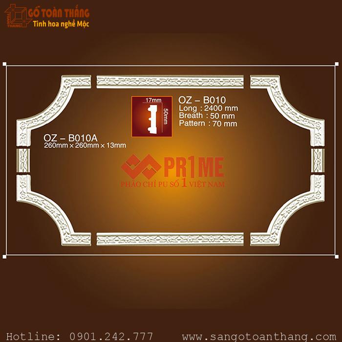 Bộ hoa văn trang trí PU - OZ-B010 1 Bộ hoa văn trang trí PU - OZ-B010