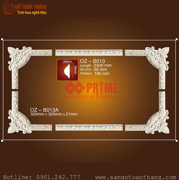 Bộ hoa văn trang trí PU - OZ-B013 1 Bộ hoa văn trang trí PU - OZ-B013