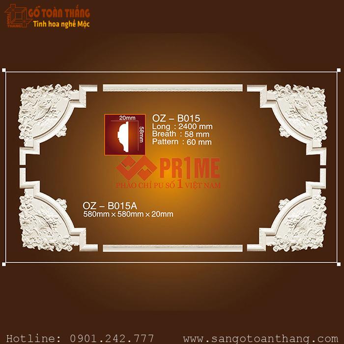 Bộ hoa văn trang trí PU - OZ-B015 1 Bộ hoa văn trang trí PU - OZ-B015