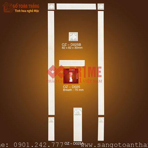 Bộ hoa văn trang trí cửa PU - OZ-D025