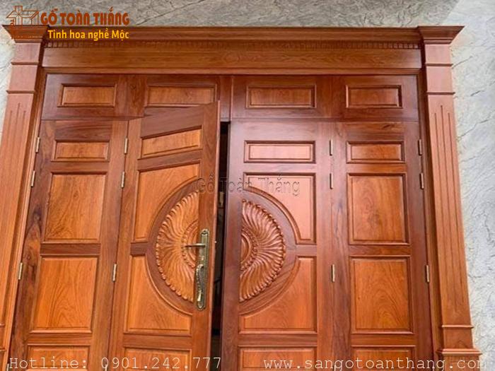 108+ Mẫu phào chỉ Cửa chính tạo điểm nhấn đẹp cho căn nhà 15 Mẫu phào chỉ cửa chính 09
