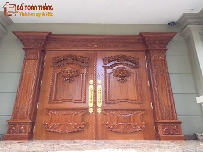 108+ Mẫu phào chỉ Cửa chính tạo điểm nhấn đẹp cho căn nhà 14 Mẫu phào chỉ cửa chính 08