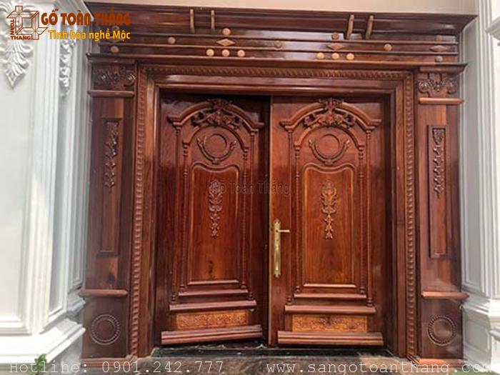 108+ Mẫu phào chỉ Cửa chính tạo điểm nhấn đẹp cho căn nhà 24 Mẫu phào chỉ cửa chính 18