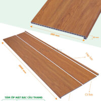 Mặt bậc cầu thang nhựa giả gỗ Glotex MB-01 3