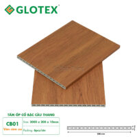 Cổ bậc cầu thang nhựa giả gỗ Glotex CB-01