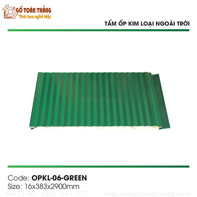 Tấm Panel NC Meta Siding OPKL-06-Green 1 Tấm Panel NC Meta Siding OPKL-06-Green
