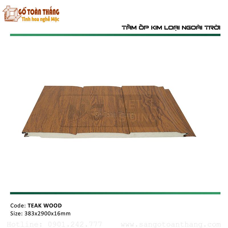 Tấm Panel NC Meta Siding Teak Wood 1 Tấm Panel NC Meta Siding Teak Wood