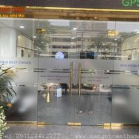 Decal dán kính cửa ra vào