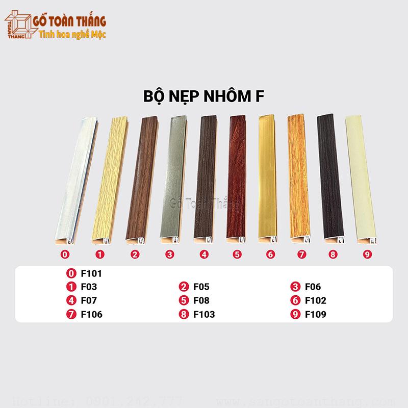 Nẹp F hợp kim kết thúc sàn gỗ Kosmos 1 Nẹp F hợp kim kết thúc sàn gỗ Kosmos