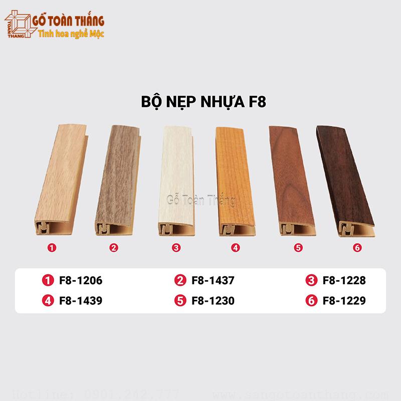 Nẹp nhựa F kết thúc sàn Kosmos 1 Nẹp nhựa F kết thúc sàn Kosmos