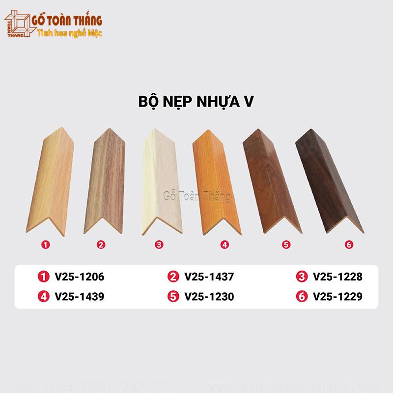 Nẹp V nhựa góc sàn Kosmos 1 Nẹp V nhựa góc sàn Kosmos