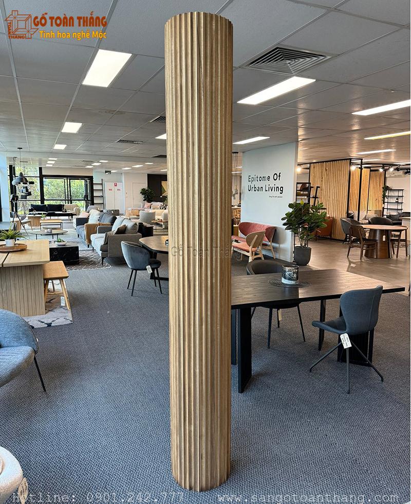 Hiệu ứng 3D từ thiết kế sóng bán nguyệt uốn cong mang lại vẻ đẹp hiện đại và sang trọng