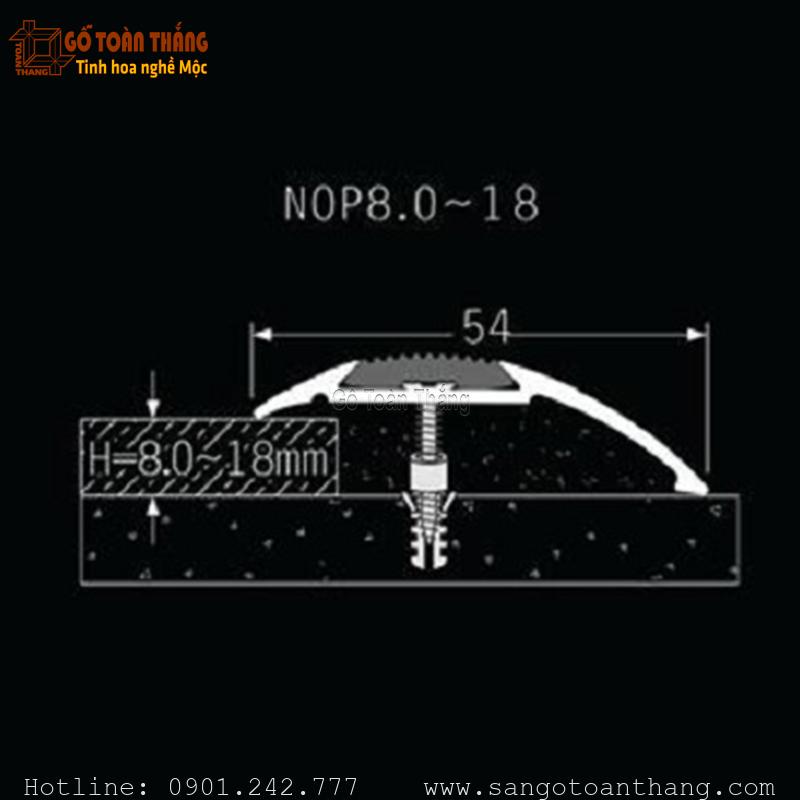 Nẹp nhôm chênh cốt có đế CC-03 3 Nẹp nhôm chênh cốt có đế CC-03 - Ảnh 3