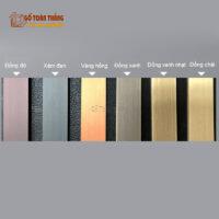 Nẹp đồng chữ V mặt gân 5