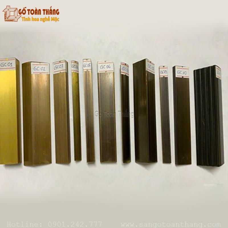 Nẹp đồng chữ V mặt gân 2 Nẹp đồng chữ V mặt gân - Ảnh 2