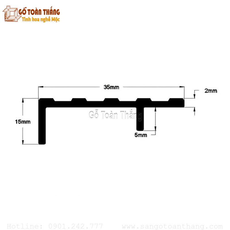 Nẹp đồng F35 2 Nẹp đồng F35 - Ảnh 2