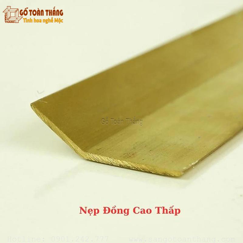 Nẹp đồng chênh cốt cao thấp CC-02 2 Nẹp đồng chênh cốt cao thấp CC-02 - Ảnh 2