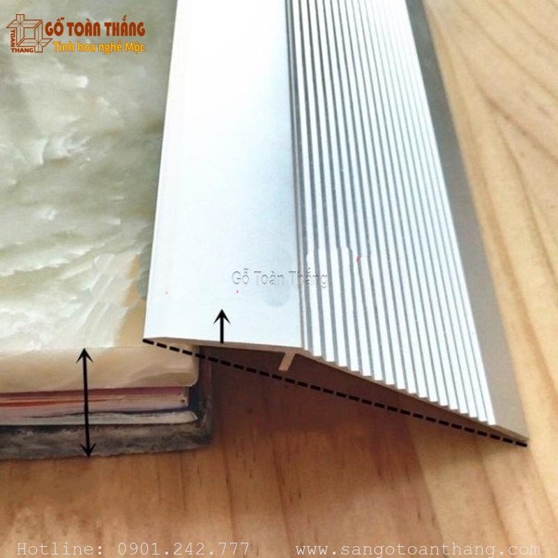 Nẹp nhôm chênh cốt cao thấp CC-04 1 Nẹp nhôm chênh cốt cao thấp CC-04