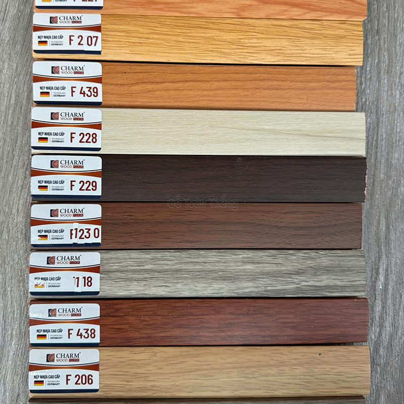 Nẹp F nhựa kết thúc sàn Charmwood
