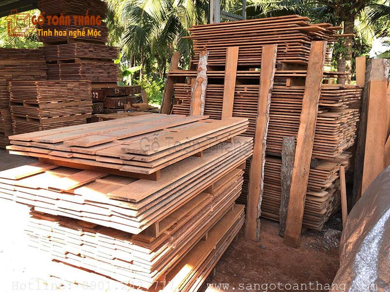 Sàn gỗ Dừa có độ bền cao sau khi xử lý