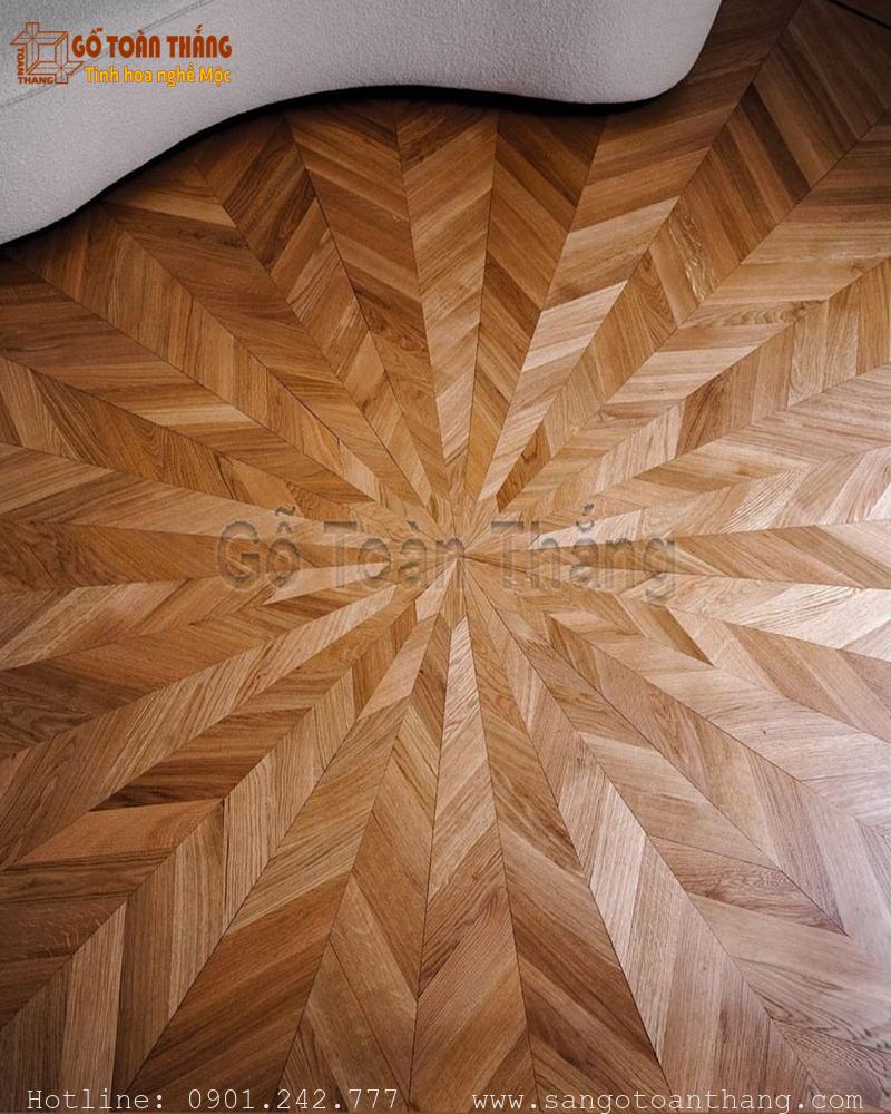 Mẫu sàn gỗ Nghệ thuật mã 08