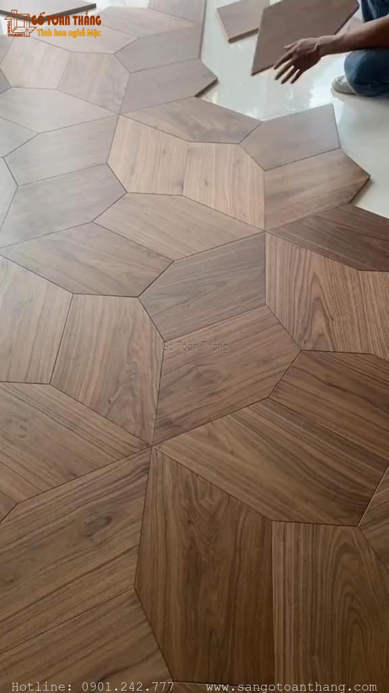 Mẫu sàn gỗ Nghệ thuật mã 03
