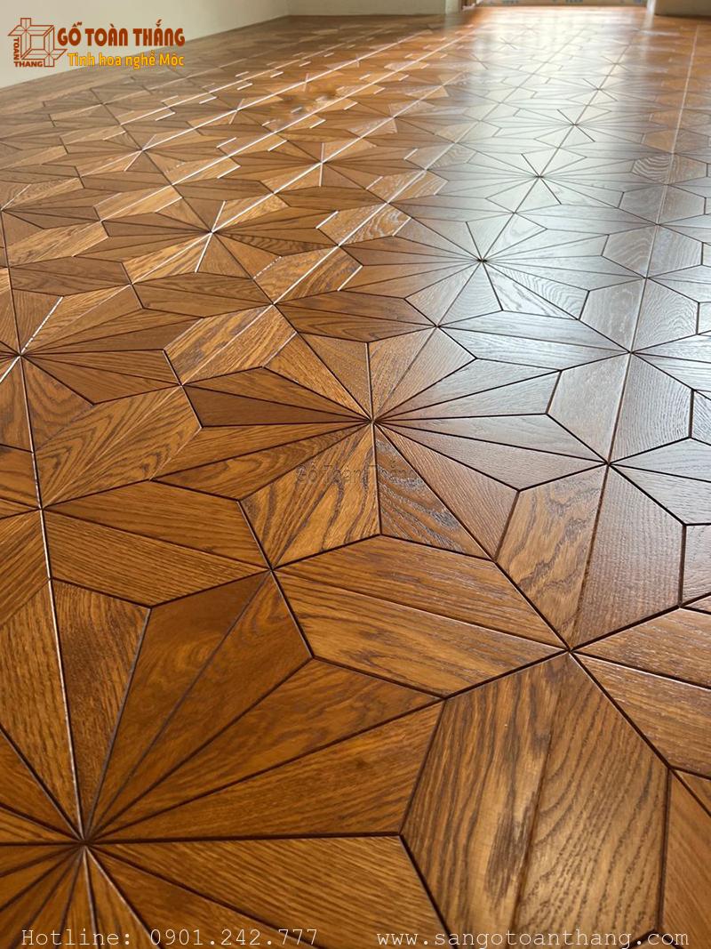 Mẫu sàn gỗ Nghệ thuật mã 02