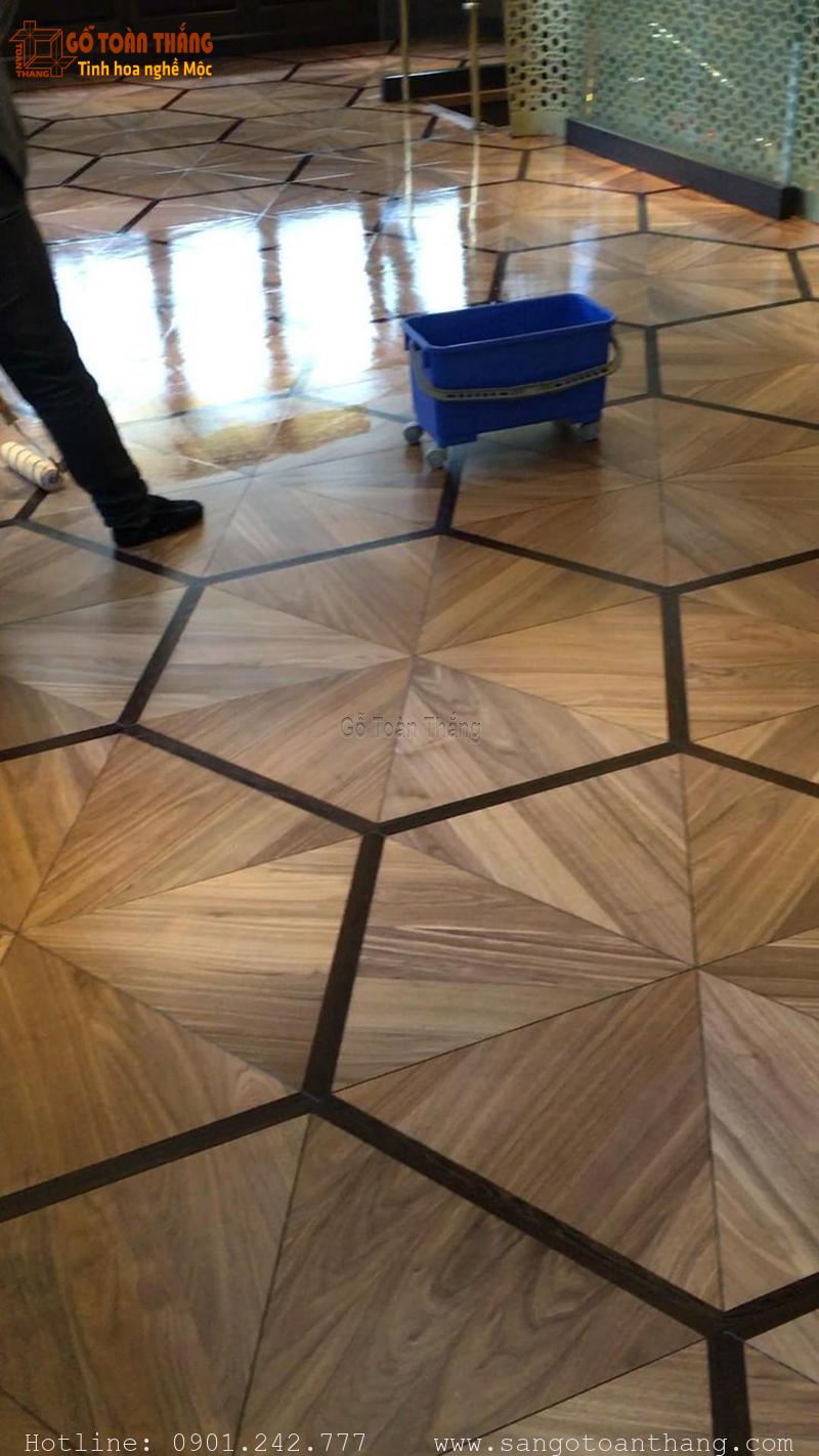 Mẫu sàn gỗ Nghệ thuật mã 14