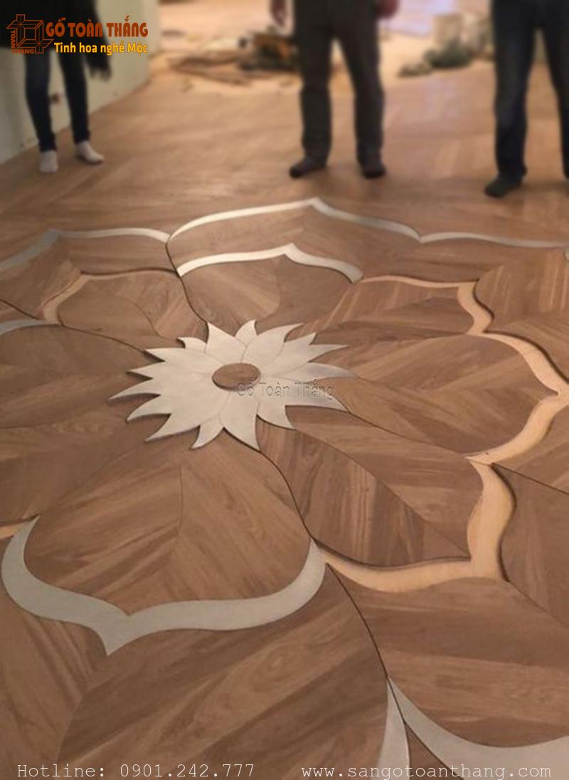 Mẫu sàn gỗ Nghệ thuật mã 13