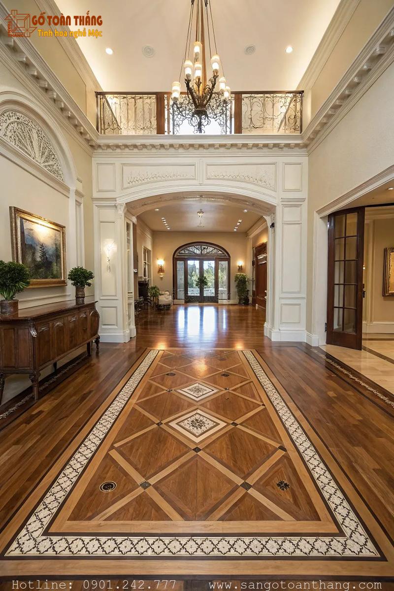 Mẫu sàn gỗ Nghệ thuật mã 11