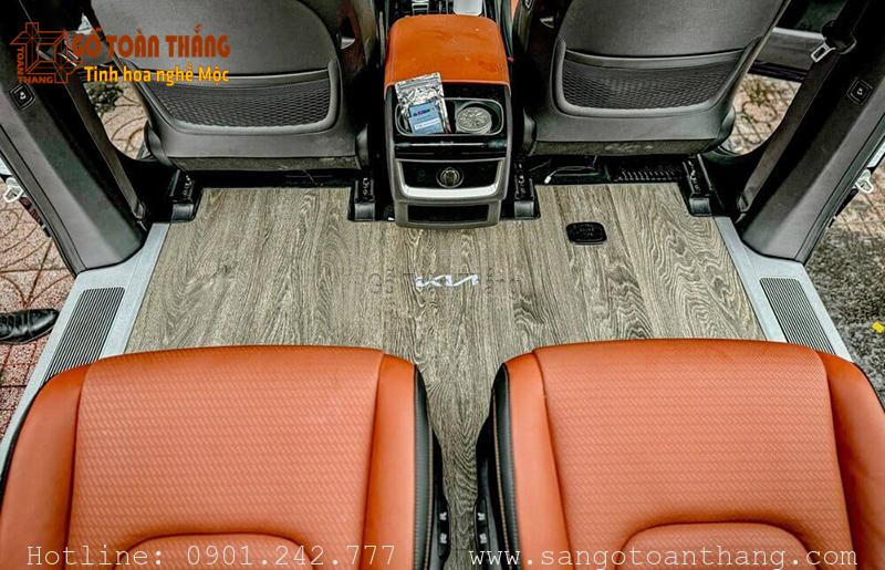 Mẫu Sàn nhựa giả gỗ cho xe ô tô limousine số 06