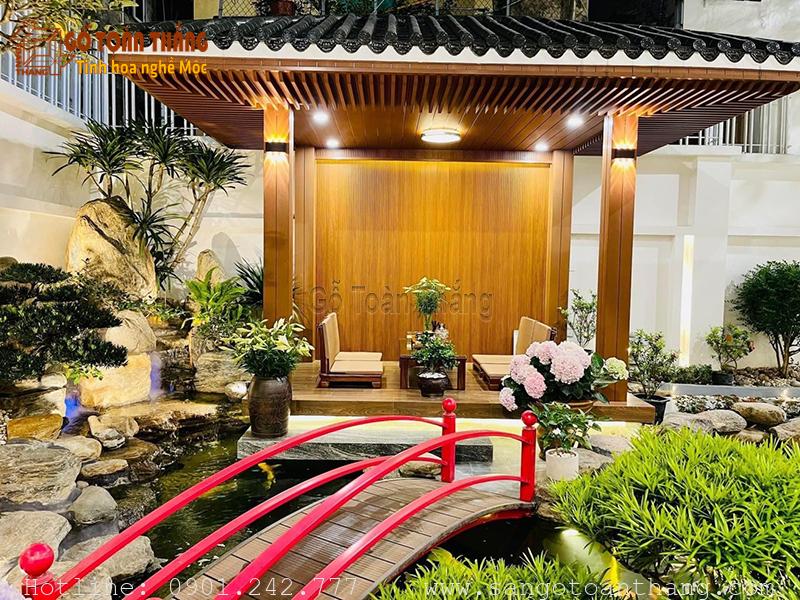 Mẫu trang trí tấm nhựa ốp trần, ốp tường phòng thờ 05