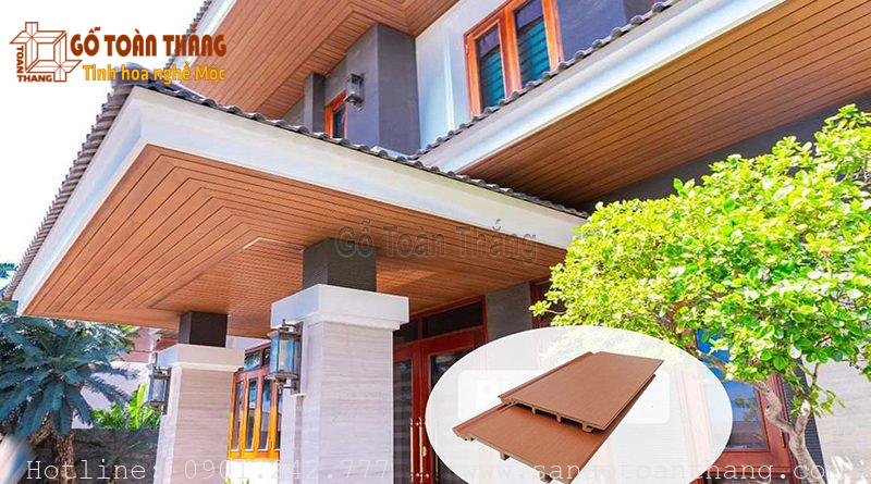 Trần ban công hiện nay ưu tiên vật liệu xanh như gỗ nhựa Composite