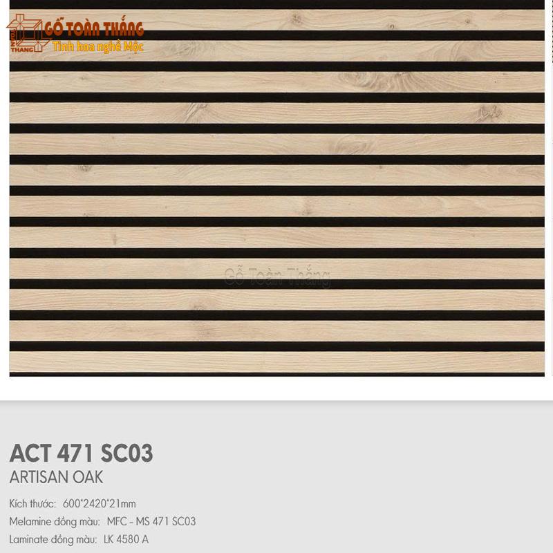 Lam trang trí acoustic An Cường ACT 471 SC03 1 Lam trang trí acoustic An Cường ACT 471 SC03