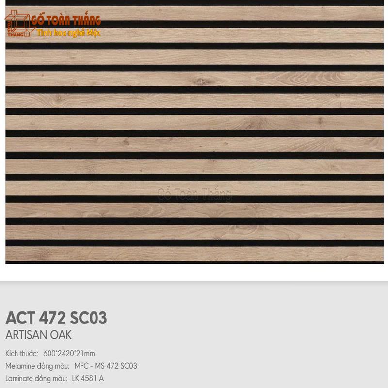 Lam trang trí acoustic An Cường ACT 472 SC03 1 Lam trang trí acoustic An Cường ACT 472 SC03