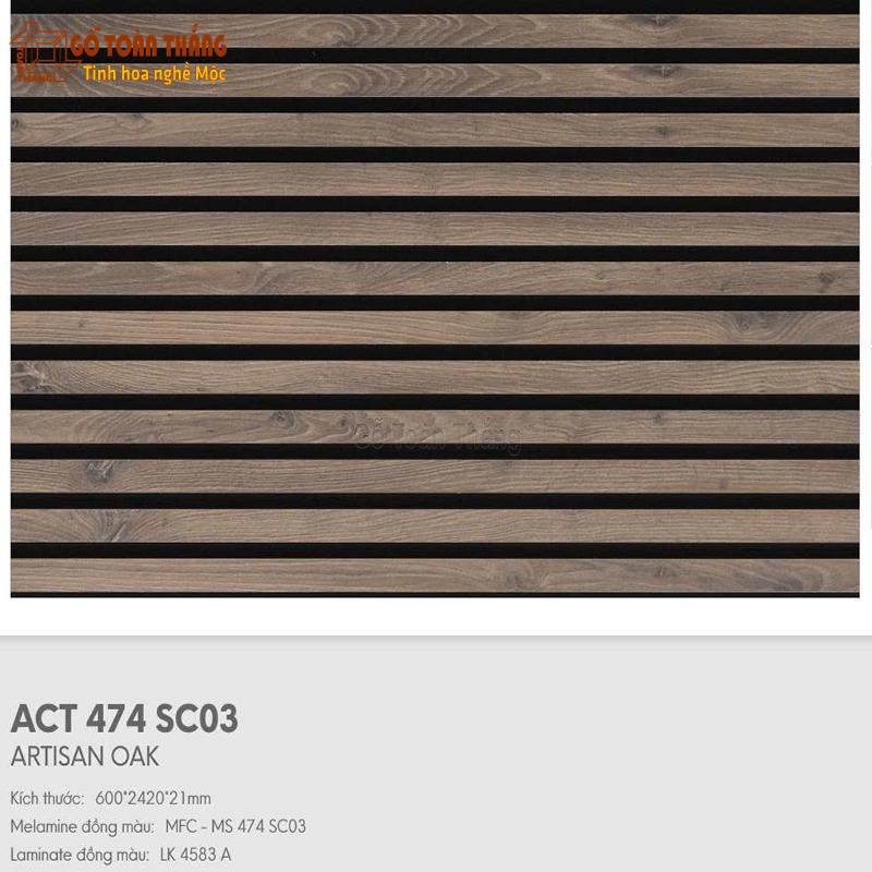 Lam trang trí acoustic An Cường ACT 474 SC03 1 Lam trang trí acoustic An Cường ACT 474 SC03