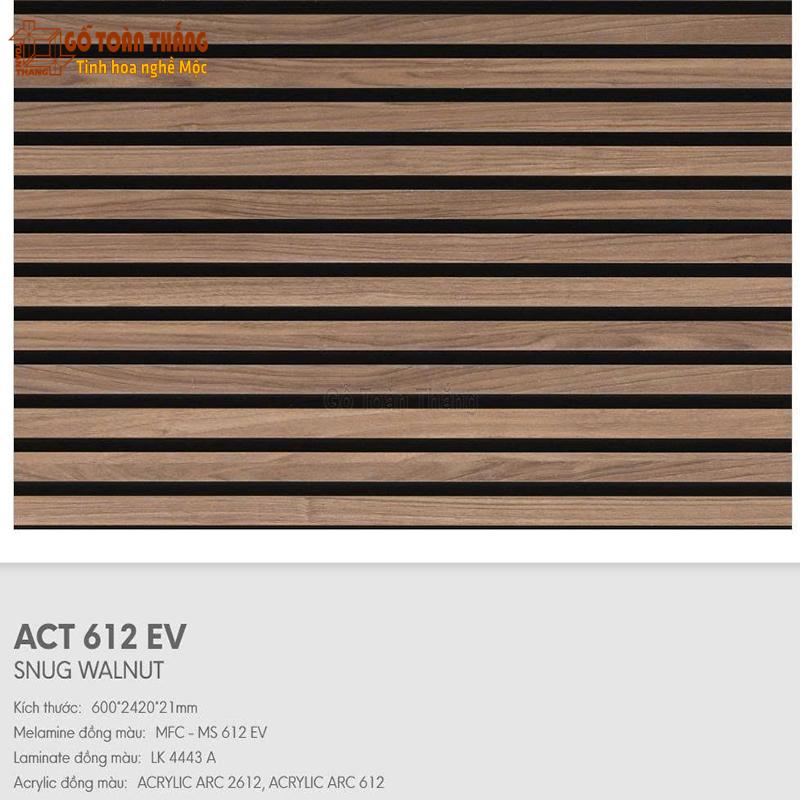 Lam trang trí acoustic An Cường ACT 612 EV 1 Lam trang trí acoustic An Cường ACT 612 EV