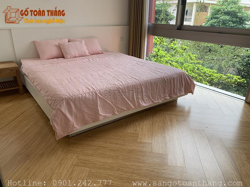 Ván sàn tre Bamboo Ali lắp xương cá Ván sàn tre Bamboo Ali lắp xương cá