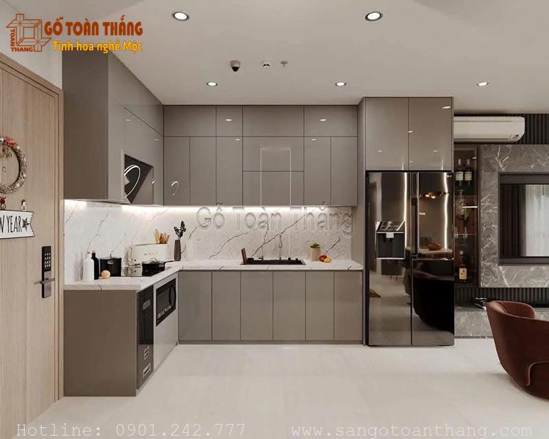Mẫu tủ bếp gỗ công nghiệp đẹp11