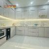 Tủ bếp gỗ công nghiệp cánh Acrylic