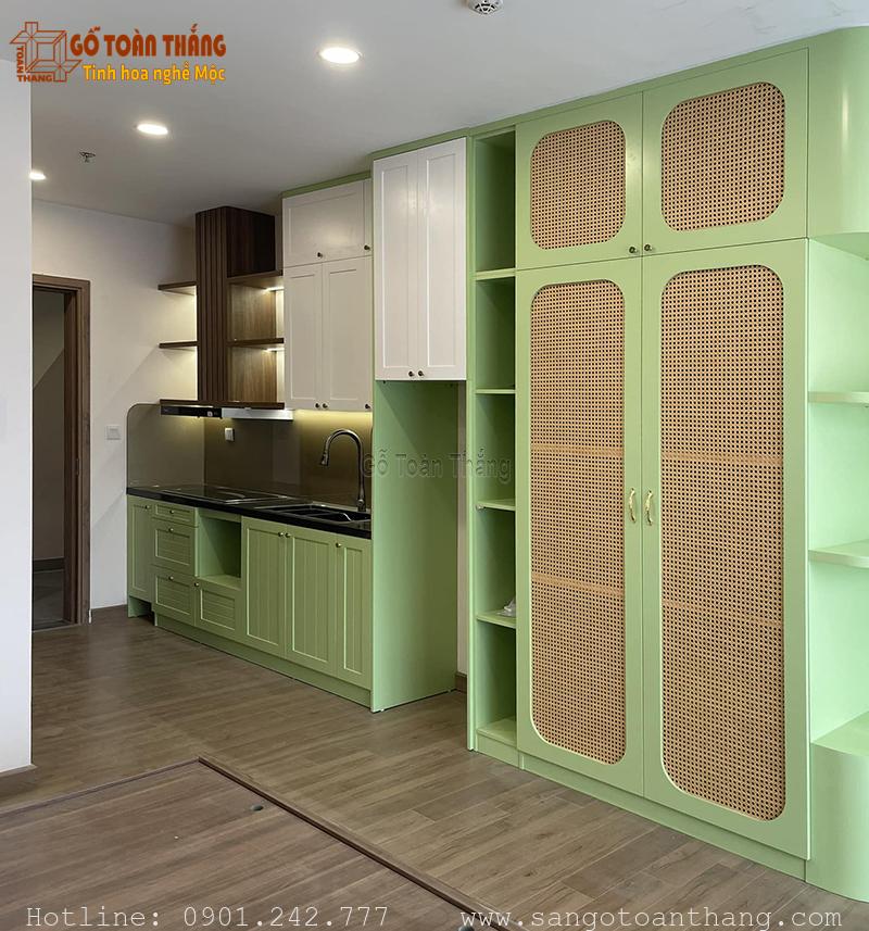 Mẫu tủ bếp gỗ công nghiệp đẹp 22