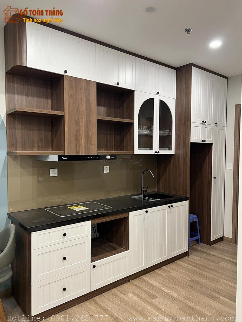 Mẫu tủ bếp gỗ công nghiệp đẹp 23
