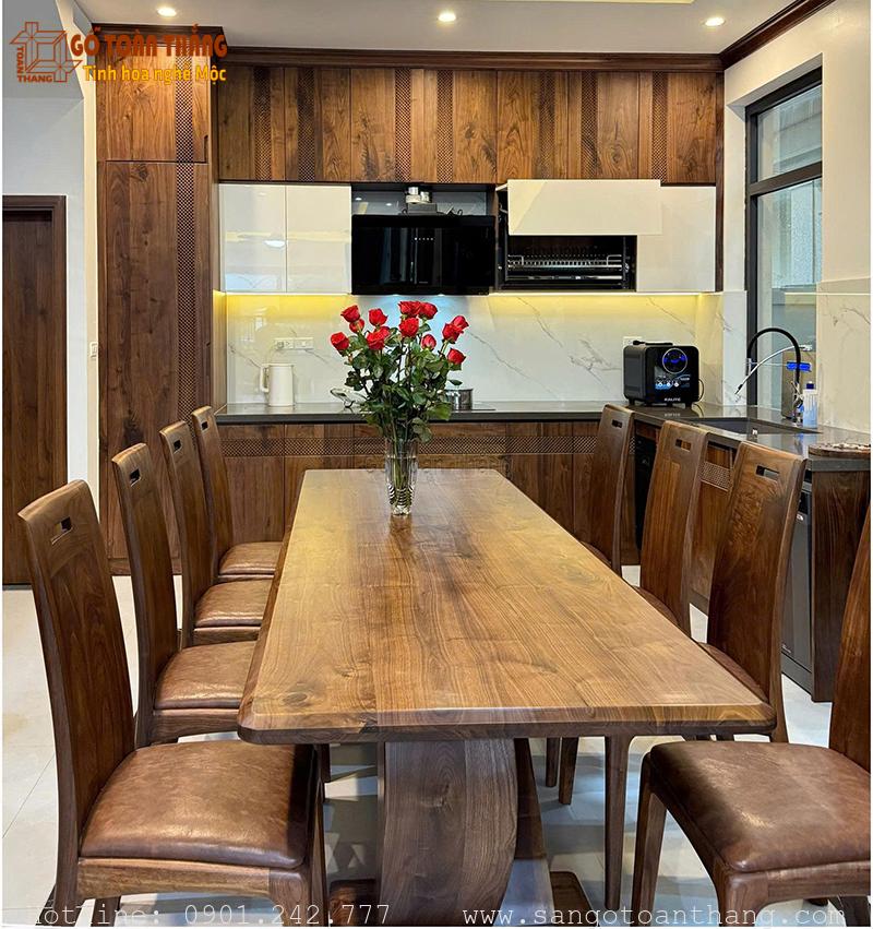 Tủ bếp gỗ Óc Chó (Walnut) 1 Tủ bếp gỗ Óc Chó (Walnut)