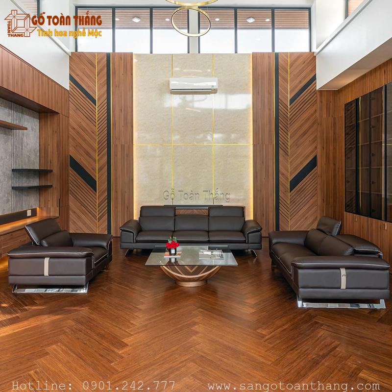 Sàn tre chỉ có vân tự nhiên của nó