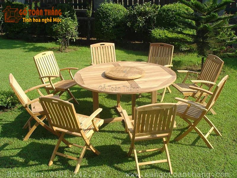 Bàn ghế gỗ teak có nhiều mẫu mã Bàn ghế gỗ teak có nhiều mẫu mã