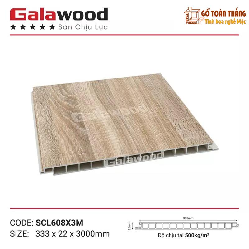 Sàn nhựa chịu lực Galawood giá rẻ SCL608 1 Sàn nhựa chịu lực Galawood giá rẻ SCL608