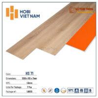 Sàn nhựa Hobi 8,5mm SPC đế cao su HS-71