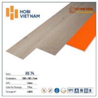 Sàn nhựa Hobi 8,5mm SPC đế cao su HS-74