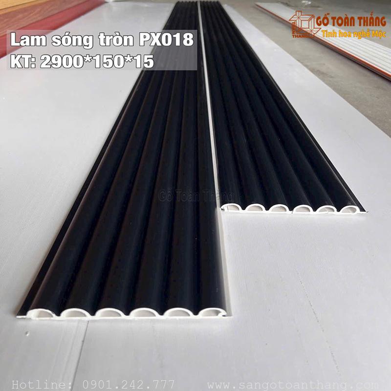 Lam sóng tròn màu đen PX018 1 Lam sóng tròn màu đen PX018