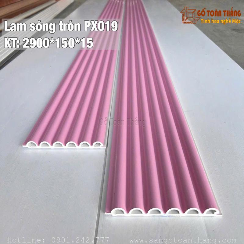 Lam sóng tròn màu hồng PX019 1 Lam sóng tròn màu hồng PX019